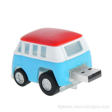Car-shaped USB 2.0 Flash Disk, Capacity: 2GB